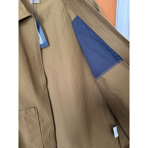 Men's VRST Chore Jacket Limitless Canvas Brown Spice UPF 50+ Size Large NWT - Picture 3 of 7